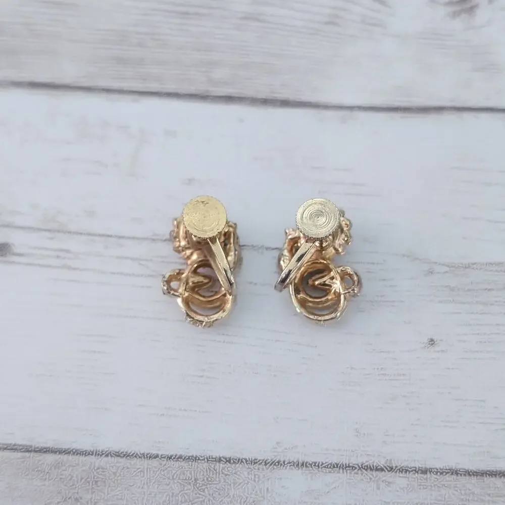 Vintage screw earrings